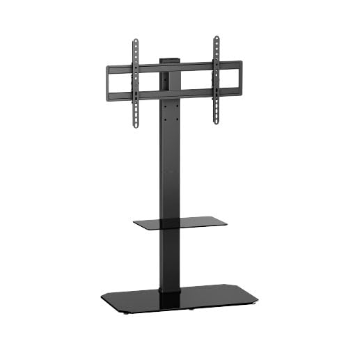 VoltShine TV-Bodenhalterung für Bildschirme von 43 bis 86 Zoll (109,4 bis 218,4 cm), Tragkraft 60 kg, ideal für Wohnzimmer und Präsentationen. von VoltShine