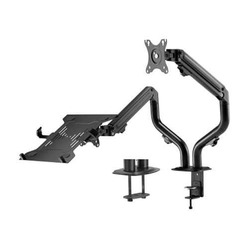 VoltShine Tragbare Monitor- oder TV-Ständer, Schwenk- und Neigefunktion, 8 kg, für Bildschirme von 43,2 bis 81,3 cm (17 bis 32 Zoll), ideal für Zuhause und Büro. von VoltShine