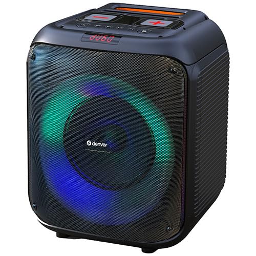 VoltShine Tragbarer Bluetooth-Lautsprecher mit Surround-Sound, kabelloser Verbindung, Langer Akkulaufzeit und Wasserbeständigkeit, ideal für Partys und im Freien. von VoltShine