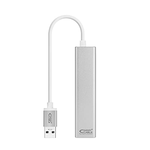VoltShine USB 3.0 zu Gigabit Ethernet Konverter + 3 USB 3.0 Ports, 15 cm langes Kabel, ideal zur Erweiterung von Konnektivität und schnellen Übertragungen. VoltShine USB 3.0 zu Gigabit Ethernet Konverter + 3 USB 3.0 Ports, 15 cm langes Kabel, ideal zur Erweiterung von Konnektivität und schnellen Übertragungen. von VoltShine