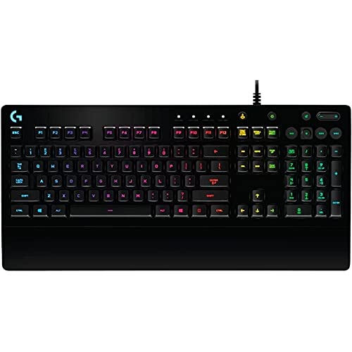 VoltShine USB-Gaming-Tastatur mit RGB-Hintergrundbeleuchtung, Robustes Design, mehrere Tasten und effiziente Berührungsreaktion VoltShine USB-Gaming-Tastatur mit RGB-Hintergrundbeleuchtung, Robustes Design, mehrere Tasten und effiziente Berührungsreaktion von VoltShine