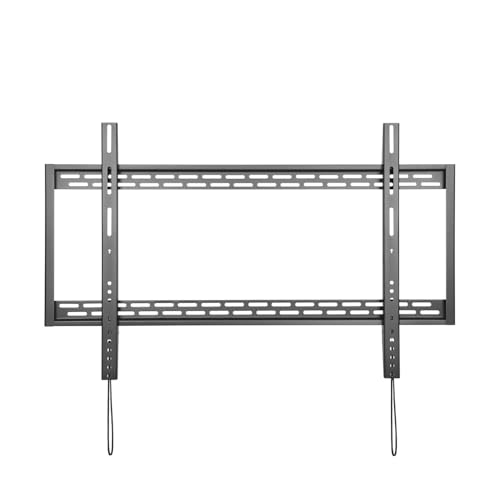 VoltShine Ultradünne Wandhalterung für TV/Monitor, Kapazität 130 kg, kompatibel mit Bildschirmen von 152 cm bis 254 cm, Schwarz, ideal für kleine Räume. VoltShine Ultradünne Wandhalterung für TV/Monitor, Kapazität 130 kg, kompatibel mit Bildschirmen von 152 cm bis 254 cm, Schwarz, ideal für kleine Räume. von VoltShine
