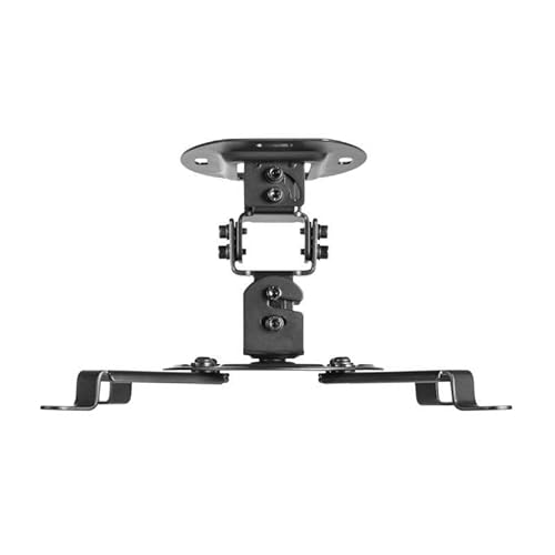 VoltShine Universelle Projektor-Deckenhalterung für Projektoren, drehbar und neigbar, 13,5 kg, schwarz, ideal für Heimkino-Konfigurationen und Präsentationen. VoltShine Universelle Projektor-Deckenhalterung für Projektoren, drehbar und neigbar, 13,5 kg, schwarz, ideal für Heimkino-Konfigurationen und Präsentationen. von VoltShine