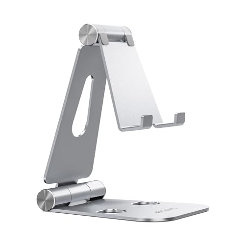 VoltShine Verstellbare Tablet- und Smartphone-Halterung XL mit 2 Drehgelenken, ideal zum Ansehen von Videos und für Videoanrufe. von VoltShine