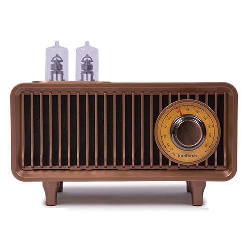 VoltShine Vintage-Bluetooth-Lautsprecher mit Retro-Design, kabelloser Sound-Konnektivität, ideal zum Musikhören und Raumduft. von VoltShine