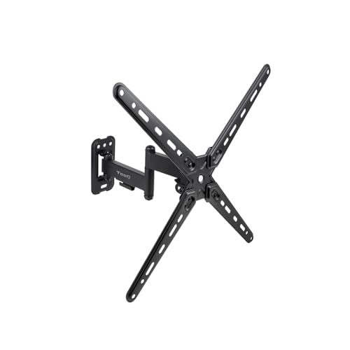 VoltShine Wandhalterung für Bildschirme von 13-55 Zoll, drehbar und neigbar, Kapazität 25 kg, Gelenkarm, Schwarz, ideal für optimale Raum- und Anzeigeoptimierung. von VoltShine