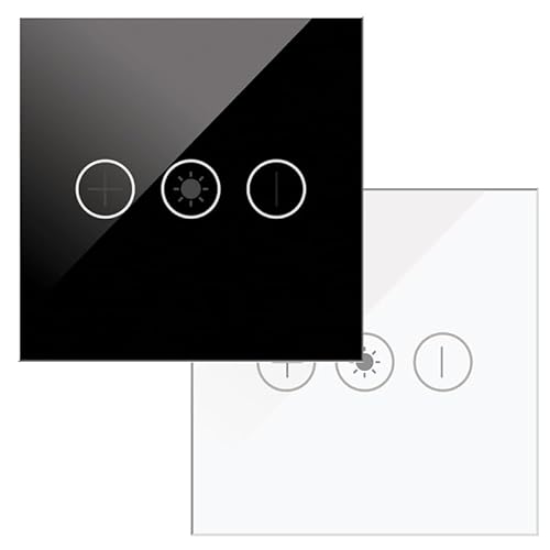 VoltShine Weißer DSC Touch-Controller: Die elegante und praktische Wahl für die Steuerung Ihrer Hausbeleuchtung. Das moderne Design passt die Lichter an und schafft bei jeder Gelegenheit die ideale von VoltShine
