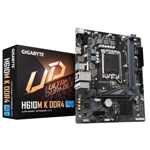 mATX H610M K DDR4 Motherboard, 2 Steckplätze DDR4, SATA, PCIe, HDMI, M.2; ideal für PC-Montage und Multimedia-Aufgaben. mATX H610M K DDR4 Motherboard, 2 Steckplätze DDR4, SATA, PCIe, HDMI, M.2; ideal für PC-Montage und Multimedia-Aufgaben. von VoltShine