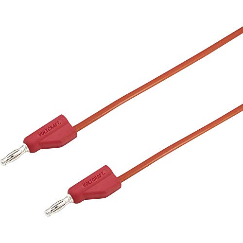 VOLTCRAFT MSB-300 Messleitung Lamellenstecker 4 mm Lamellenstecker 4 mm 5.00 m Rot 1 St. von Voltcraft