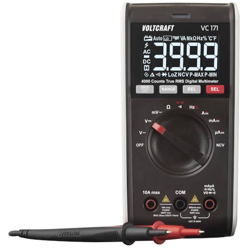 VOLTCRAFT VC171 Hand-Multimeter digital CAT III 600 V Anzeige (Counts): 4000 von Voltcraft