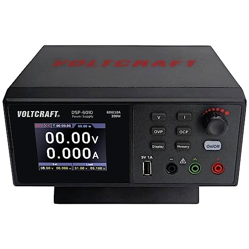 Voltcraft DSP-6010 Labornetzgerät, einstellbar 0-60 V 0-10 A 300 W USB 2.0 Buchse A fernsteuerbar Anzahl Ausgänge 1 von Voltcraft