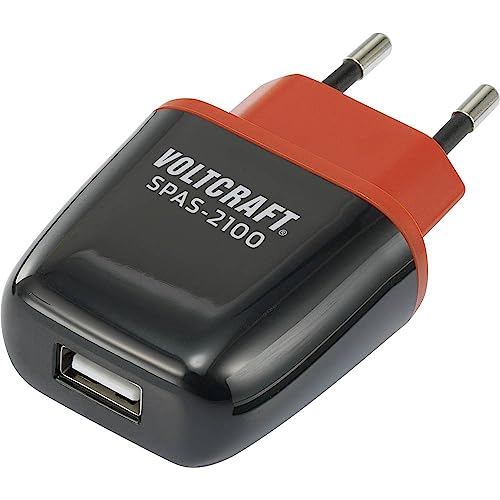 VOLTCRAFT SPAS-2100 USB-Ladegerät 10.5 W Steckdose Ausgangsstrom (max.) 2100 mA USB Anzahl Ausgänge: 1 x Auto-Detect von Voltcraft