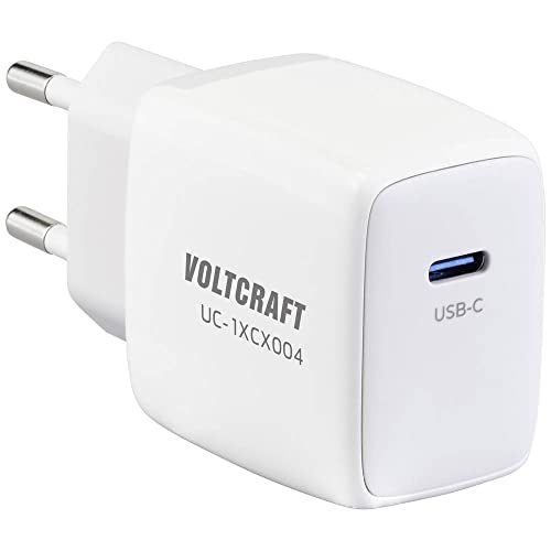 Voltcraft UC-1XCX004 USB Ladegerät 20 W Innenbereich Ausgangsstrom (max.) 3 A 1 x 1x USB-C® GaN von Voltcraft