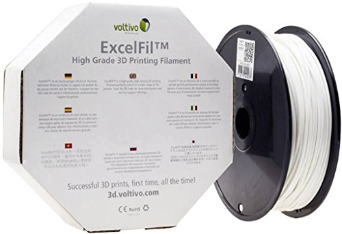Voltivo ExcelFil 3D Druck Filament, ABS, 3mm - weiß Voltivo ExcelFil 3D Druck Filament, ABS, 3mm - weiß von Voltivo