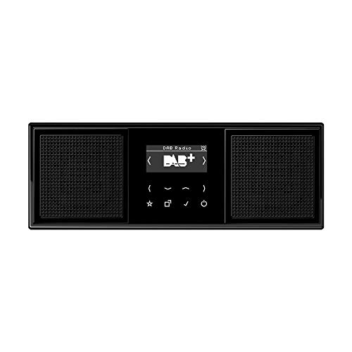 Jung Smart Radio DAB Komplett-Set Schwarz Serie LS DABLS2SW mit 2 Lautsprechern und 3-Fach Rahmen LS983SW Jung Smart Radio DAB Komplett-Set Schwarz Serie LS DABLS2SW mit 2 Lautsprechern und 3-Fach Rahmen LS983SW von Voltking