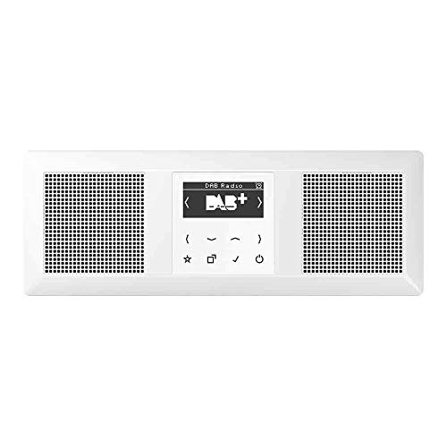 Jung Smart Radio DAB Komplett-Set Weiß DABA2WW mit 2 Lautsprechern und 3-Fach Rahmen AS583WW Jung Smart Radio DAB Komplett-Set Weiß DABA2WW mit 2 Lautsprechern und 3-Fach Rahmen AS583WW von Voltking
