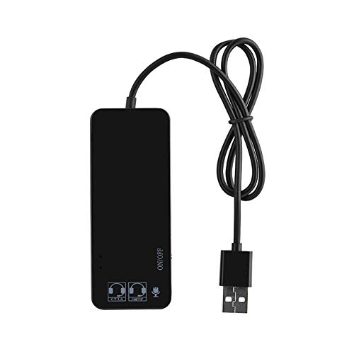 Multi Port Hub, Plug and Play USB 2.0 Splitter für den Außenbereich(Schwarz) von Voluxe