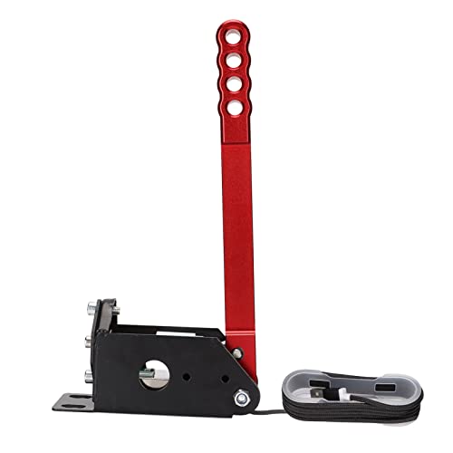 Verbessern Sie Ihr PC-Rennerlebnis Mit Der Vomeko Linear Gaming Handbrake. Kompatibel Mit G25, G27, G29, T500, Simulation Racing Game Handbrake Definiert Simulation Racing Peripheriegeräte Neu (rot) von Vomeko