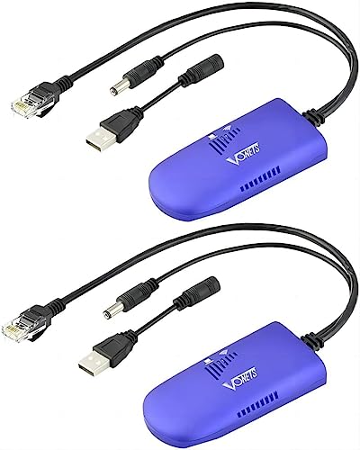 VONETS 2,4GHz WLAN Bridge/Signal Repeater/WiFi Hotspot Extender/Wireless Ethernet Bridge/RJ45 zu WiFi Convert für DVR, Überwachung, IP-Drucker, Netzwerkgerät VAP11G-300 (Two Items) von Vonets