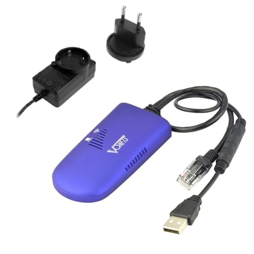 VONETS 2.4GHz WLAN Bridge Ethernet Wireless Repeater/WiFi Hotspot Signal Extender/RJ45 zu WiFi konvertieren für DVR, Überwachung, IP Drucker, Netzwerkgerät mit 12V/1A Netzteil Adapter VAP11G-300 von Vonets