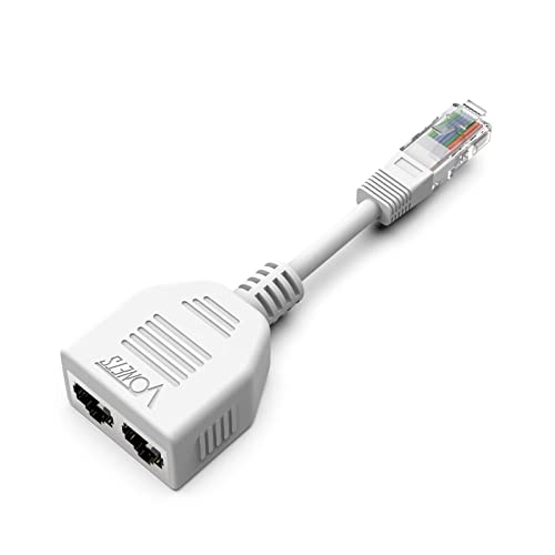 VONETS Ethernet Splitter, WiFi RJ45 1 Stecker auf 2 Buchsen LAN Cat5 Ethernet Kabel Splitter exklusiv von VONETS für VONETS VAP11S VAP11S-5G Wlan Bridge von Vonets