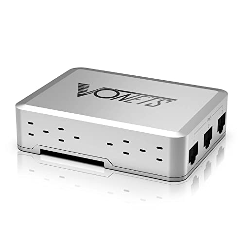VONETS Gigabit 5 Ports PoE Switch Extender mit 3 PoE Out, 1 x Uplink, 1 x SFP 10/100/1000 Mbps, Ethernet Switch IEEE/PoE Switches 802.3at/af für PoE Extender Netzwerk Port, Plug and Play von Vonets