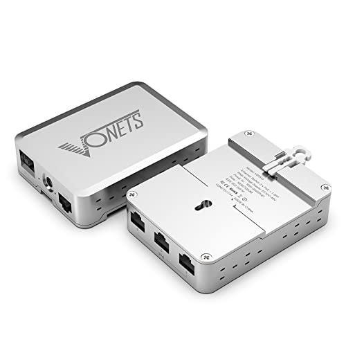VONETS Industrial PoE Gigabit Switch Gigabit Ethernet Netzwerk Switch Ethernet RJ45 Splitter Extender Plug&Play 10/100/1000M 3PoE +1 SFP+1 Uplink (5 Ports) Metall Universal für Netzwerkgeräte VSP510 von Vonets