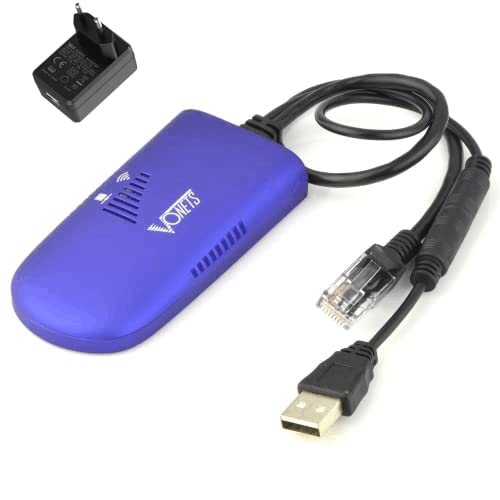 VONETS VAP11G-300 Mini 2.4GHz WLAN Bridge WiFi Repeater Ethernet Adapter LAN Bridge WiFi Hotspot Extender 300Mbps RJ45 Port DC/USB Power für DVR Netzwerk Gerät (mit Power Adapter) von Vonets