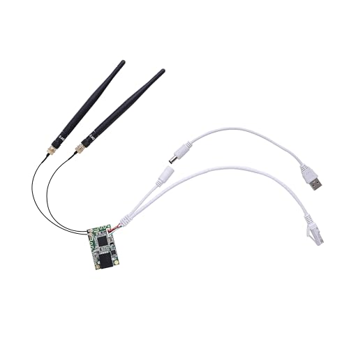 Vonets VM300-H WiFi Modul WiFi Bridge Wireless Repeater Mini Router Ethernet Adapter mit 2 externen Antennen RJ45 USB Kabel für Netzwerkgerät DIY Engineering PS3 … von Vonets