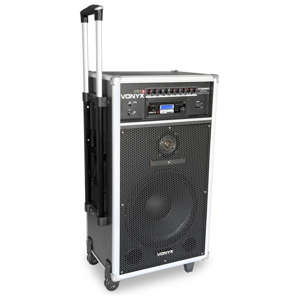 Vonyx ST-180 mobiles Soundsystem mit Mikrofonen Vonyx ST-180 mobiles Soundsystem mit Mikrofonen von Vonyx
