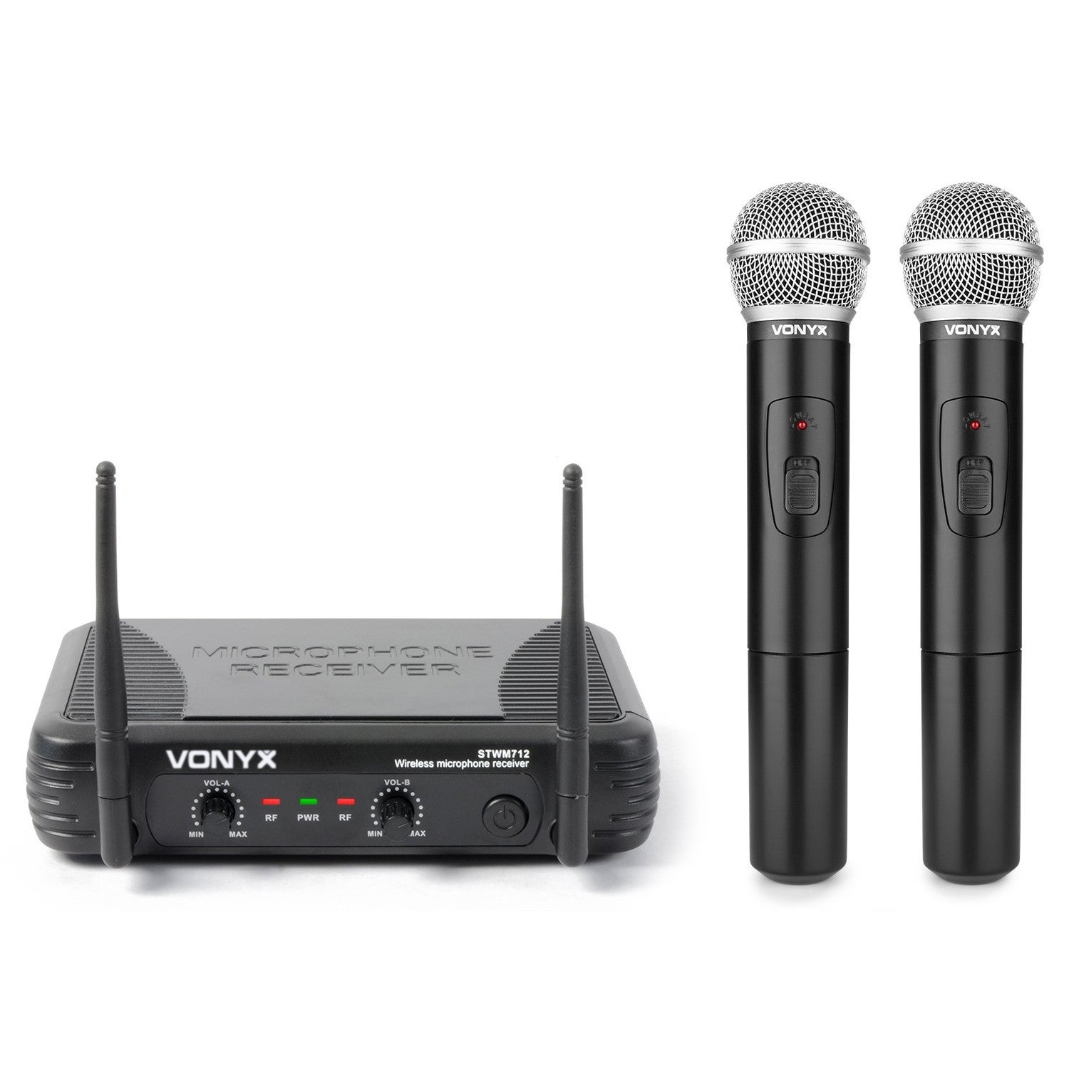 Vonyx STWM712 2-Kanal Funkmikrofonsystem Vonyx STWM712 2-Kanal Funkmikrofonsystem von Vonyx