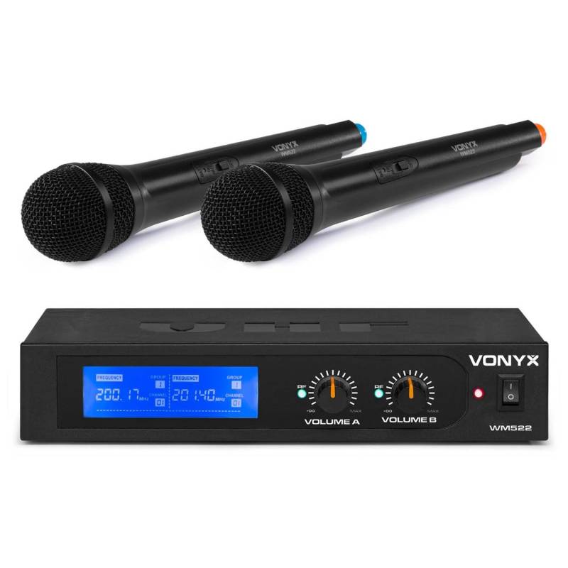 Vonyx WM522 Wireless Microphone System (200.175 - 201.400 MHz) von Vonyx