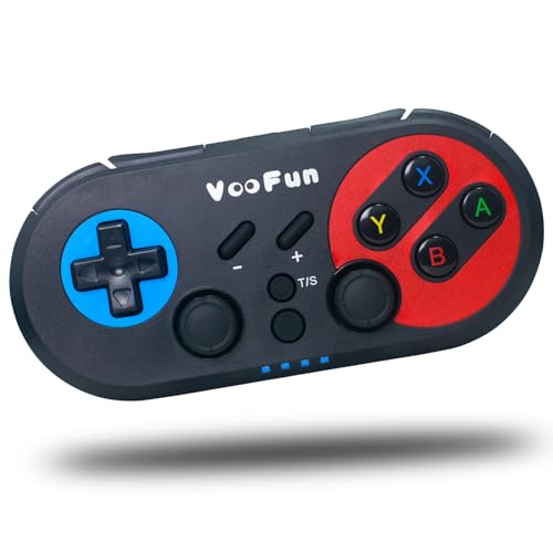 VooFun Switch Controller, PC Controller Bluetooth Wireless Controller für Switch Lite OLED, Windows PC, PS3 mit 6 Achsen Gyro Sensor, Dual Vibration, Turbo Funktion, Wake-up Switch Console von VooFun