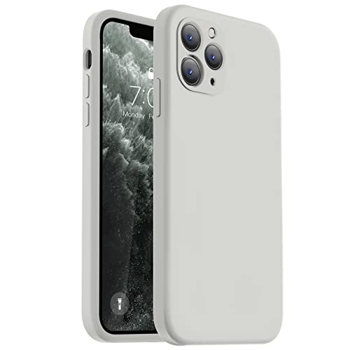 Vooii Kompatibel mit iPhone 11 Pro Hülle, verbessertes Flüssigsilikon mit flachen Kanten, Kameraschutz, weiches kratzfestes Mikrofaserfutter, Handyhülle für iPhone 11 Pro 14,7 cm (5,8 Zoll), von Vooii