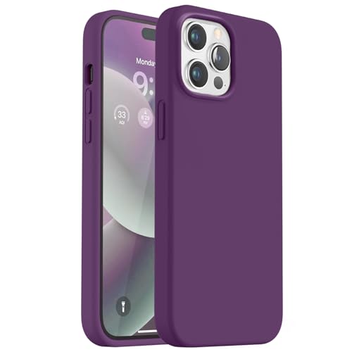 Vooii Kompatibel mit iPhone 13 Pro Hülle, stoßfestes Flüssigsilikon mit kratzfestem Mikrofaserfutter, verbesserter Kameraschutz, 6,1 Zoll (15,5 cm) (Grape) Vooii Kompatibel mit iPhone 13 Pro Hülle, stoßfestes Flüssigsilikon mit kratzfestem Mikrofaserfutter, verbesserter Kameraschutz, 6,1 Zoll (15,5 cm) (Grape) von Vooii