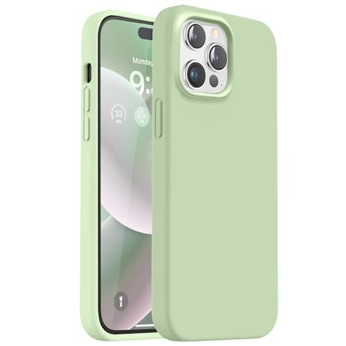 Vooii Kompatibel mit iPhone 14 Pro Hülle, [Verbessertes verdicktes Flüssigsilikon] [weiches, kratzfestes Mikrofaserfutter] Stoßfeste Ganzkörper-Schutzhülle für iPhone 14 Pro 15,5 cm (6,1 Zoll) – von Vooii