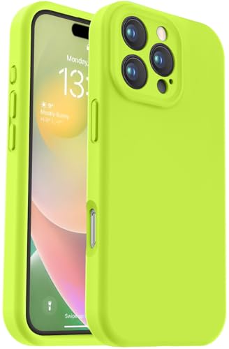 Vooii Kompatibel mit iPhone 16 Pro Max Hülle, Flüssigsilikon-Upgrade [Kameraschutz] [weiches, kratzfestes Mikrofaserfutter] Stoßfeste Handyhülle für iPhone 16 Pro Max 17,5 cm (6,9 Zoll), von Vooii