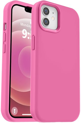 Vooii Pitaya Schutzhülle für iPhone 12 / iPhone 12 Pro, Flüssigsilikon-Upgrade [weiches, kratzfestes Mikrofaserfutter] [stoßfester Fallschutz] Handyhülle 15,5 cm (6,1 Zoll) von Vooii