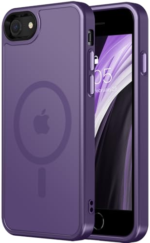 Vooii Verbesserte magnetische Schutzhülle für iPhone SE 3. / 2. / 2020, iPhone 8/7, kompatibel mit Magsafe, militärischer Schutz, schlanke und taschenfreundliche, durchscheinende Schutzhülle, Vooii Verbesserte magnetische Schutzhülle für iPhone SE 3. / 2. / 2020, iPhone 8/7, kompatibel mit Magsafe, militärischer Schutz, schlanke und taschenfreundliche, durchscheinende Schutzhülle, von Vooii