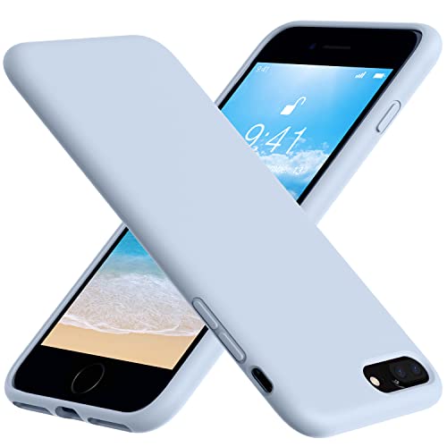 Vooii für iPhone 8 Plus Hülle, iPhone 7 Plus Hülle, Weiches Silikon Gel Rubber Bumper Case Mikrofaser Futter Hartschale Stoßfest Ganzkörper Schutzhülle Cover für iPhone 7 Plus /8 Plus - Hellblau Vooii für iPhone 8 Plus Hülle, iPhone 7 Plus Hülle, Weiches Silikon Gel Rubber Bumper Case Mikrofaser Futter Hartschale Stoßfest Ganzkörper Schutzhülle Cover für iPhone 7 Plus /8 Plus - Hellblau von Vooii