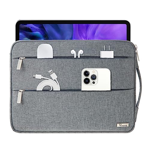 Voova 15 15.6 Zoll Laptophülle MacBook Air Pro M1 M2 Tasche 15,6 16 Hülle Tablet Laptoptasche Laptop Sleeve Notebook Case Lenovo Dell HP iPad Grau von Voova