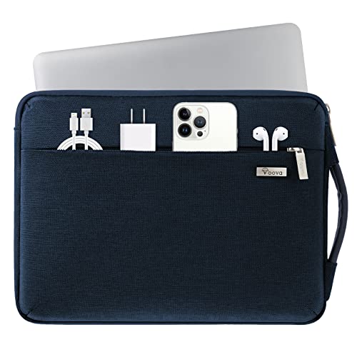 Voova Laptop Hülle 14 Zoll Laptoptasche MacBook Air Hülle 360°Schutz Laptophülle Case Wasserdicht Laptop Sleeve Tasche für MacBook Pro 14,Chromebook 14,HP 14,Inspiron 14,Zenbook 14, Blau von Voova