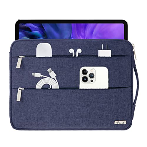 Voova Laptop Hülle 15.6 15,6 16 Zoll Wasserdicht Laptophülle Tablet Tasche mit Handgriff Laptop Sleeve Notebook Case für MacBook Air Pro Lenovo Dell HP iPad Laptoptasche Blau von Voova