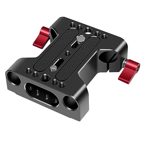 Voragrl Kamera Grundplatte Mit Dual 15mm Rod Rail Clamp Geeignet Für Kaninchen Käfig Und DSLR Rig Kamera Teile Zubehör Voragrl Kamera Grundplatte Mit Dual 15mm Rod Rail Clamp Geeignet Für Kaninchen Käfig Und DSLR Rig Kamera Teile Zubehör von Voragrl