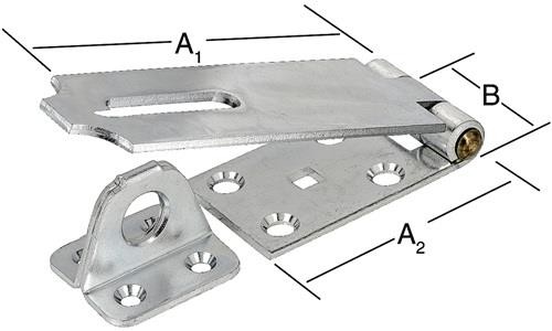10 Stk. Vormann Sicherheitsüberfalle L.85mm H.35mm STA blau verz. 000021140Z von Vormann