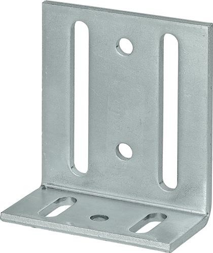 10 Stk. Vormann Verstellwinkel sta.L.75x35mm B.65mm S.3,5mm STA blau verz. von Vormann