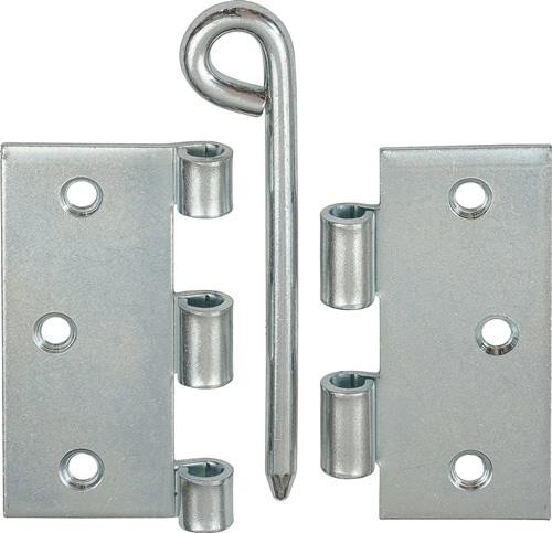 12 Stk. Vormann Scharnier H.100mm B.100mm S.2,2mm STA blau von Vormann