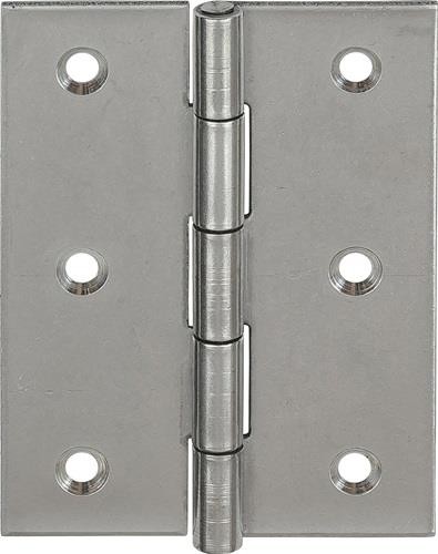 20 Stk. Vormann Scharnier 10502 H.60mm B.46mm S.1,2mm VA gerollt,halbbreit von Vormann
