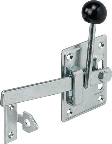 Vormann Gartentorfalle Typ 1 H100xB80xS2mm blau verz.re./links,m.Klinkhaken von Vormann