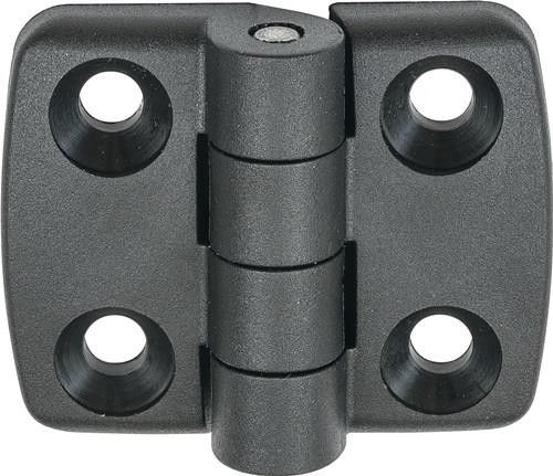 Vormann Scharnier H.48mm B.58mm S.8,3mm PA schwarz 000445060PS von Vormann